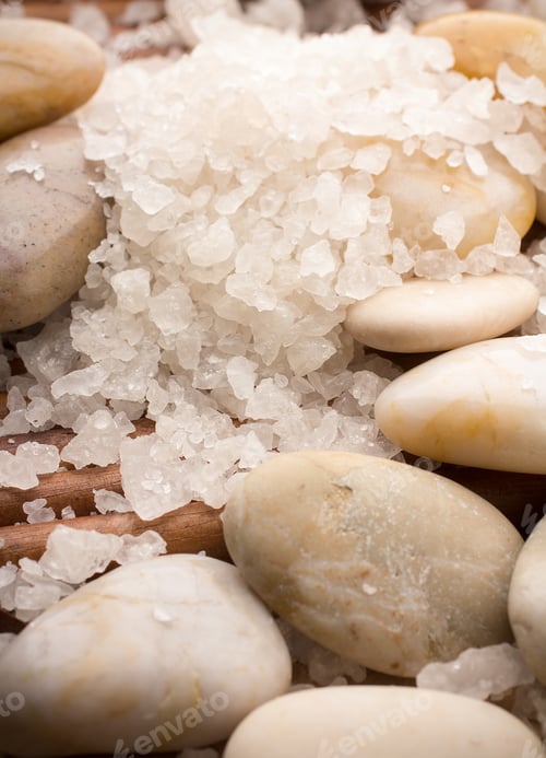Preview: Natural Bath Salt, Organic Products. Spa Stones.