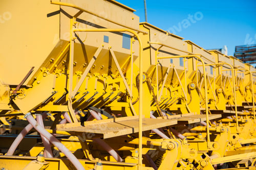 Preview: Farm Machinery On A Farm In The Winter