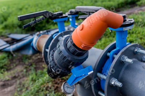 Preview: Drip Irrigation System. Water Saving Drip Irrigation System Being Used In A Young Carrot Field