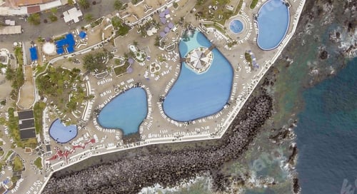 Preview: Aerial View Of Puerto De La Cruz, Tenerife.