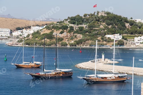 Vista previa: Bodrum Town In Mugla City, Aegean Turkey