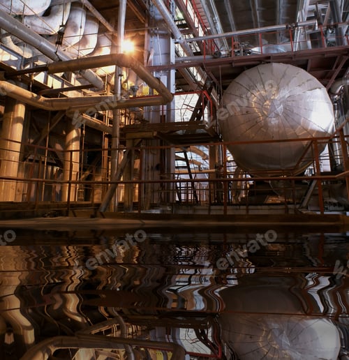 Preview: Path Between Pipelines On Electricity Power Plant