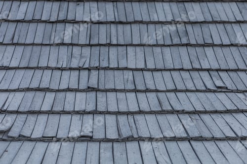 Preview: Old Wooden Authentic Roof Of A Village House. Background