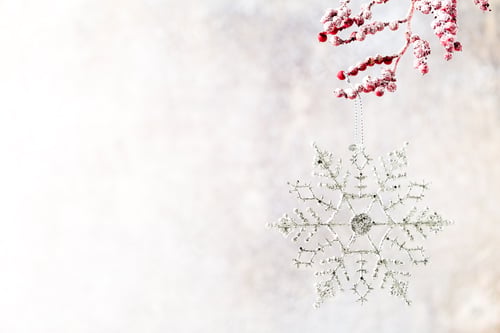 Preview: Snowflakes White, Christmas Decoration. Greeting Cards.