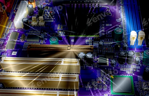 Preview: Empty Cpu Processor Socket With Pins On Motherboard
