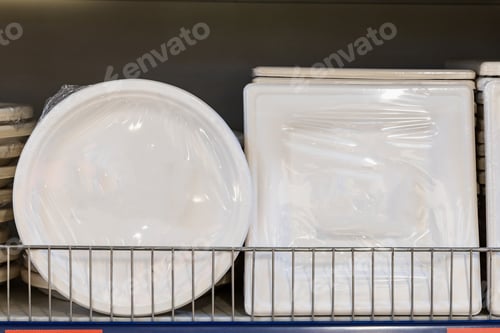 Preview: Disposable Paper Utensils For A Picnic Or Grill.