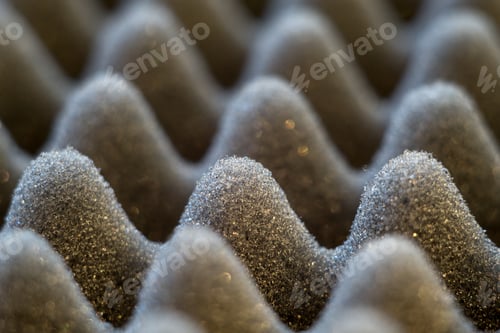 Preview: Dark Artificial Foam, Acoustic Foam Insulation Texture On Background.
