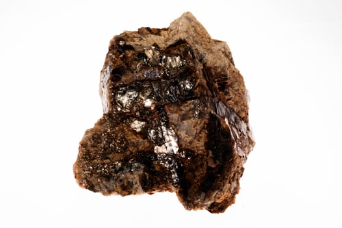 Preview: Pegmatite, Muscovite And Biotite Granite On The White Background
