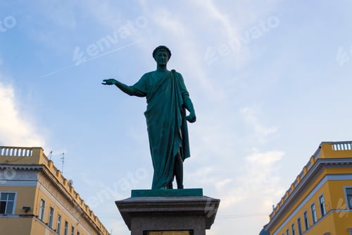 Preview: Monument To Duke Richelieu. The Main Symbol Of The City Of Odessa. The Most Popular Place Among