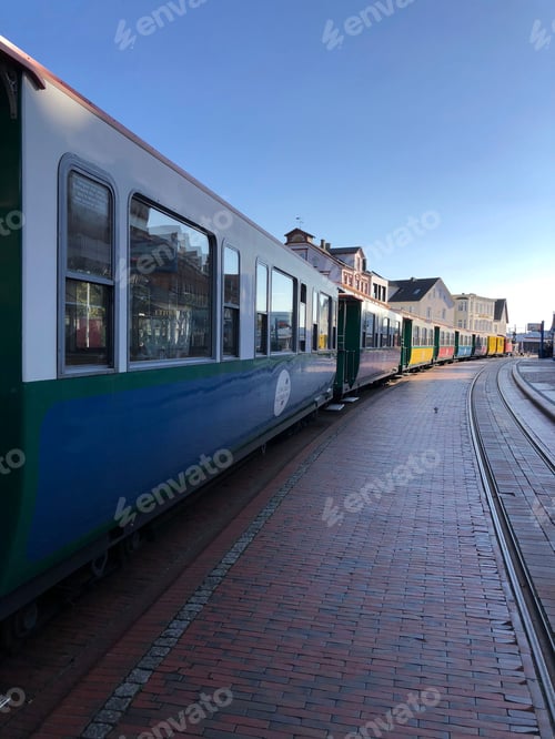 Preview: Train On Borkum Island In Germany