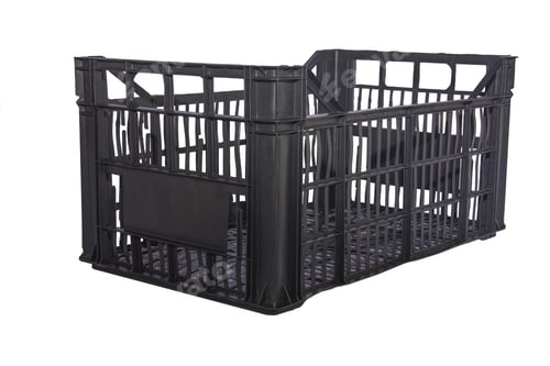 Preview: Isolated Plastic Crate For Vegetables With White Background