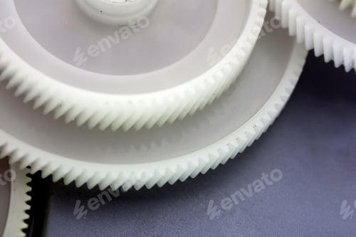 Preview: The Part Of Laser Printer - Block With Cogwheels