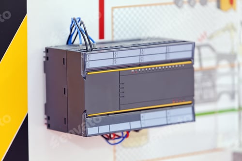 Preview: View On Advanced Industrial Control Box, New Technology; Note Shallow Depth Of Field