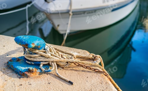 Preview: Bollard Anchor At Harbor.