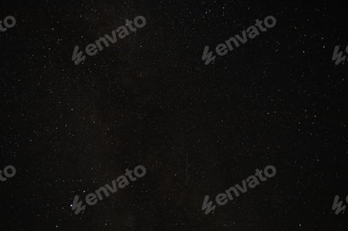 Preview: Starry Sky In The Dark Of August Night. Very Nice Background.