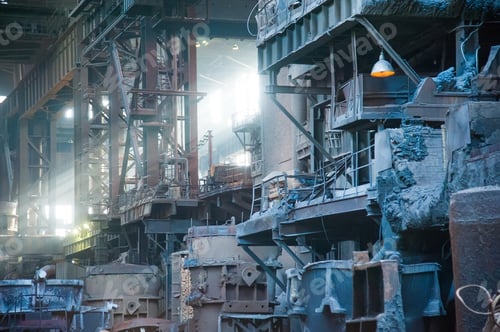 Preview: Metal Structures And Buildings Of The Old Metallurgical Plant Inside And Outside