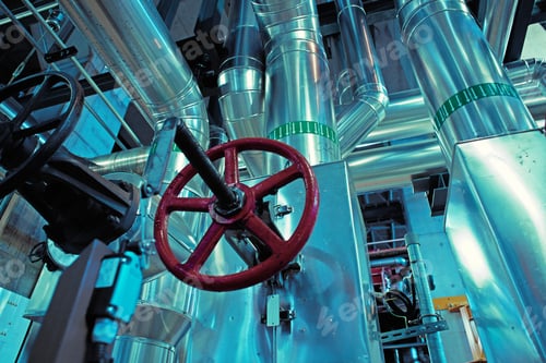 Preview: Equipment, Cables And Piping As Found Inside Of A Modern Industrial Power Plant