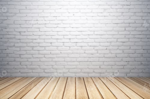 Preview: Neutral Room Background with White Brick Wall