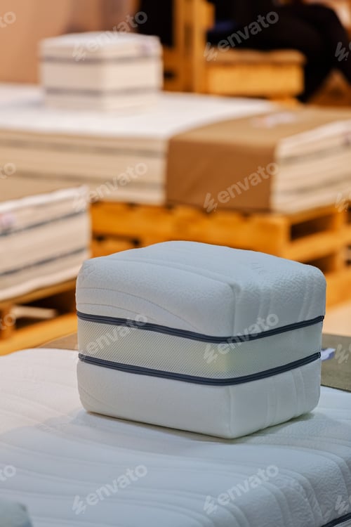 Preview: Exhibit The Pattern Of The Mattress To The Bed, Note Shallow Depth Of Field