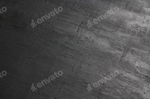 Preview: Clean Chalk Board Surface. Black Board With A Metallic Sheen. Metallic Background. Empty Black