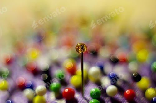 Preview: Color Pin For Abstract Background.