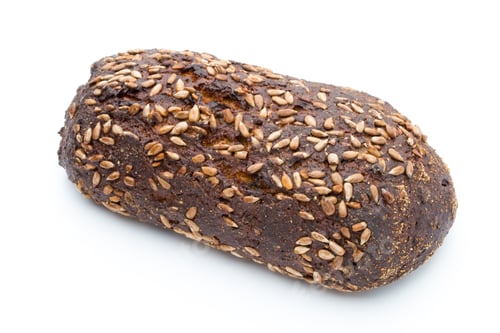 Preview: Slices Of Rye Bread Isolated On White Background.
