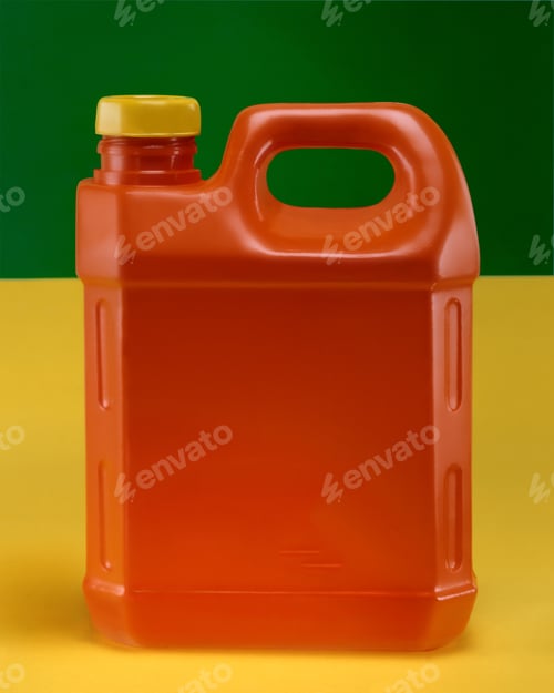 Preview: Engine Oil Can With A Cap On