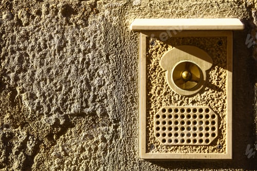 Preview: Color Image Of A Vintage Door Bell.
