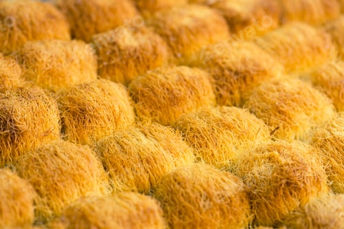 Preview: Eastern Sweets, Baklava With Honey (Selective Focus)