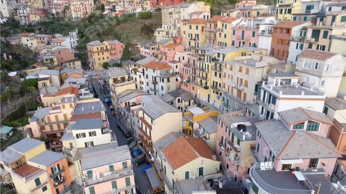 Preview: Homes Of Manarola, Five Lands, Italy.