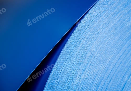 Preview: Curved Lines Of Rolled Metal Are Made Of Sheet Steel.