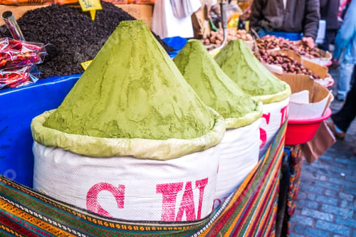 Preview: Typical Spices On Sale In The Turkish Markets In Istanbul