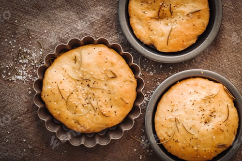 Preview: Traditional Italian Focaccia Bread From Puglia Region