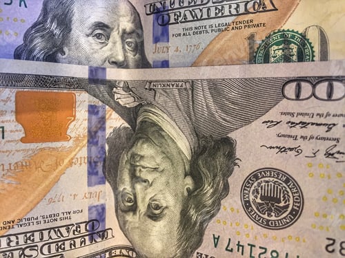 Preview: 100 Dollars Closeup. Highly Detailed Picture Of U.S.A Money