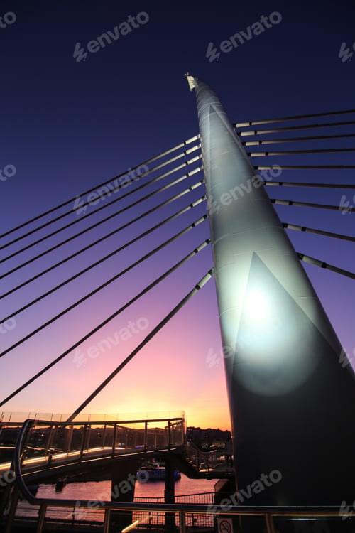 Preview: Golden Horn Metro Bridge In Istanbul City, Turkey