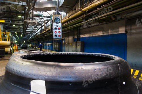 Preview: Manufacture Of Tires. Tyre Production Machine Conveyor