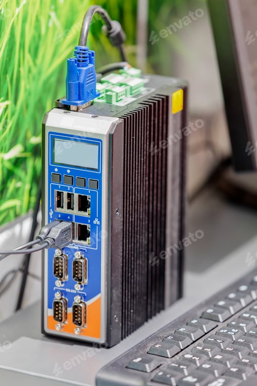 Preview: Electronic For Engine In Industry, Advanced Technology; Note Shallow Depth Of Field