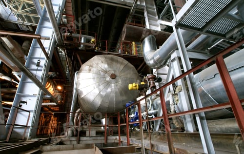 Preview: Industrial Zone, Steel Pipelines And Equipment