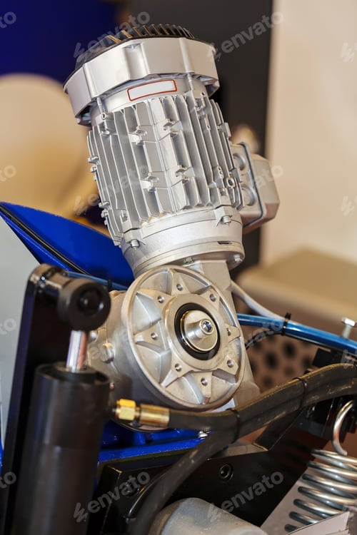 Preview: One Detail And Part Of New Engine; Note Shallow Depth Of Field