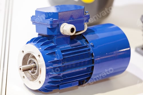 Preview: Part Of New Steel Motor For Engine; Note Shallow Depth Of Field