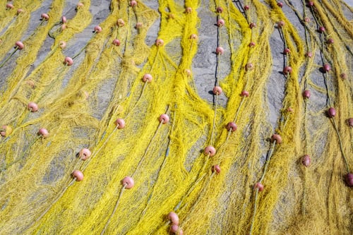 Preview: Fishing Net On The Port Of Parikia, Paros Island