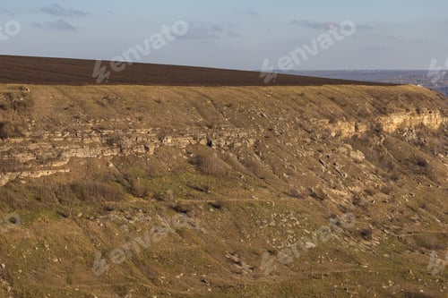 Preview: A Gorgeous View From The Favorite Place Of Fans Of Extreme Sports And Rope Jumping. Selective Focus