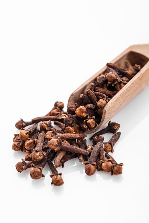 Preview: Fragrant Cloves On A White Acrylic Background