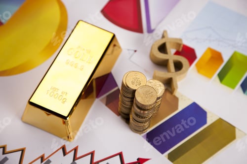Preview: Gold Bars On Colorful Diagrams!