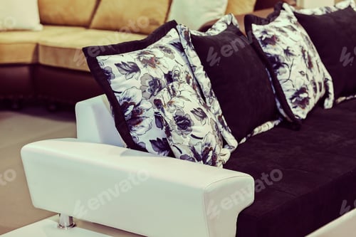 Preview: Modern Sofa For The Living Room, Note Shallow Depth Of Field