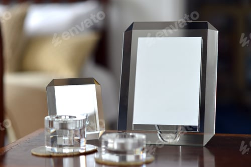 Preview: Luxury Cut Glass Picture Frames In A Bedroom