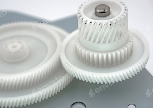 Preview: The Part Of Laser Printer - Block With Cogwheels