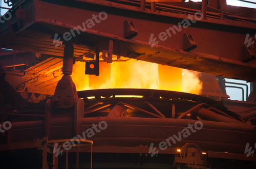 Preview: Metal Structures And Buildings Of The Old Metallurgical Plant Inside And Outside. The Process Of