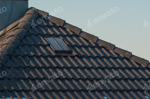 Preview: Roof Window On An Old Building.