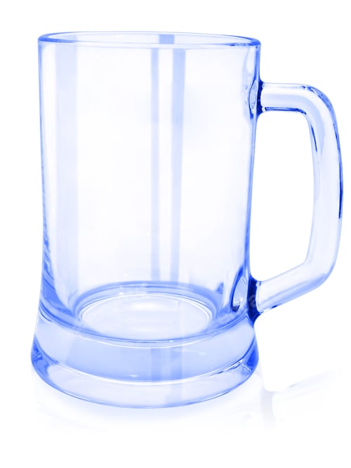 Preview: Photo Of Empty Glass Over The White Background